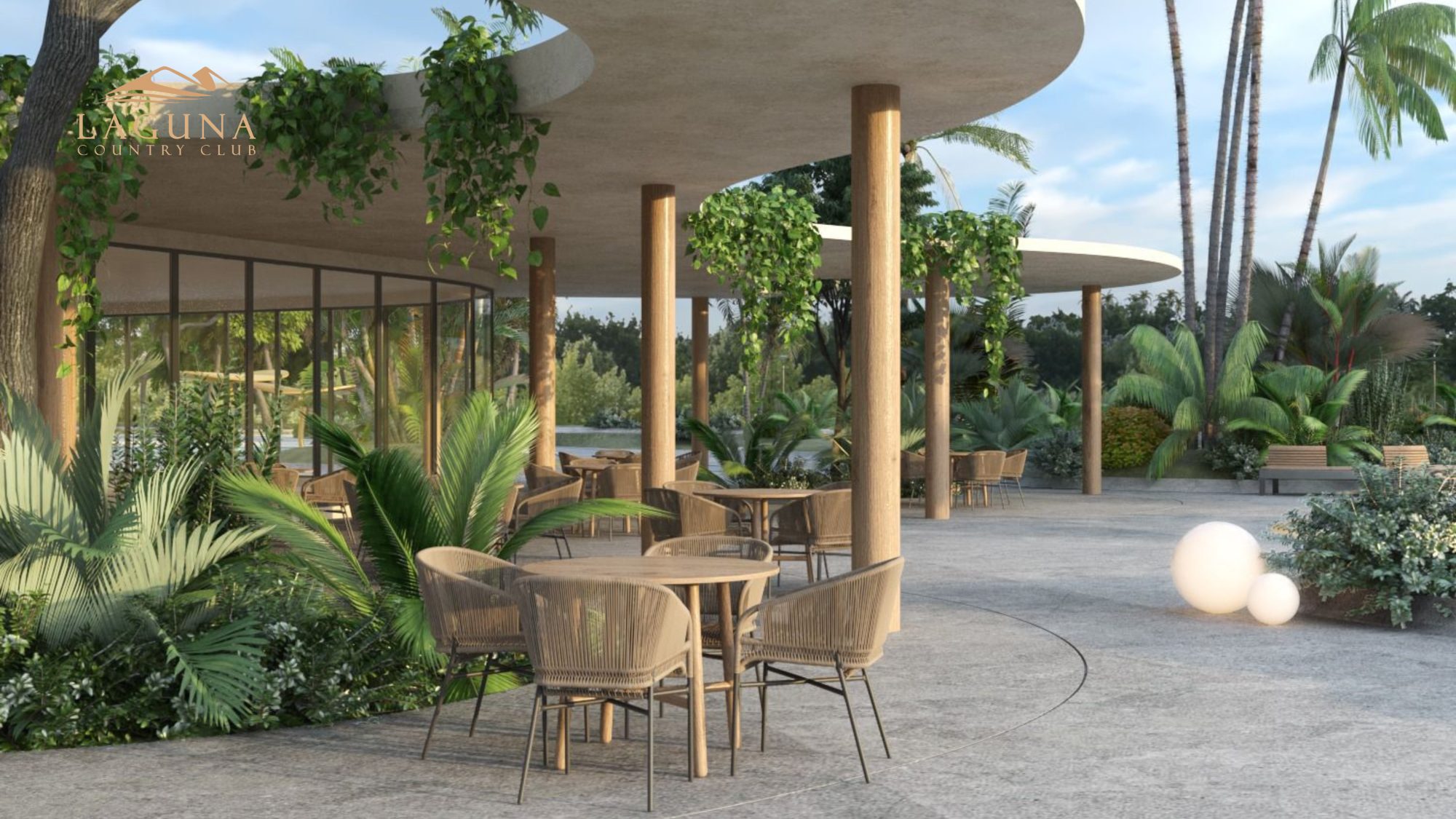 Terraza de la casa club
