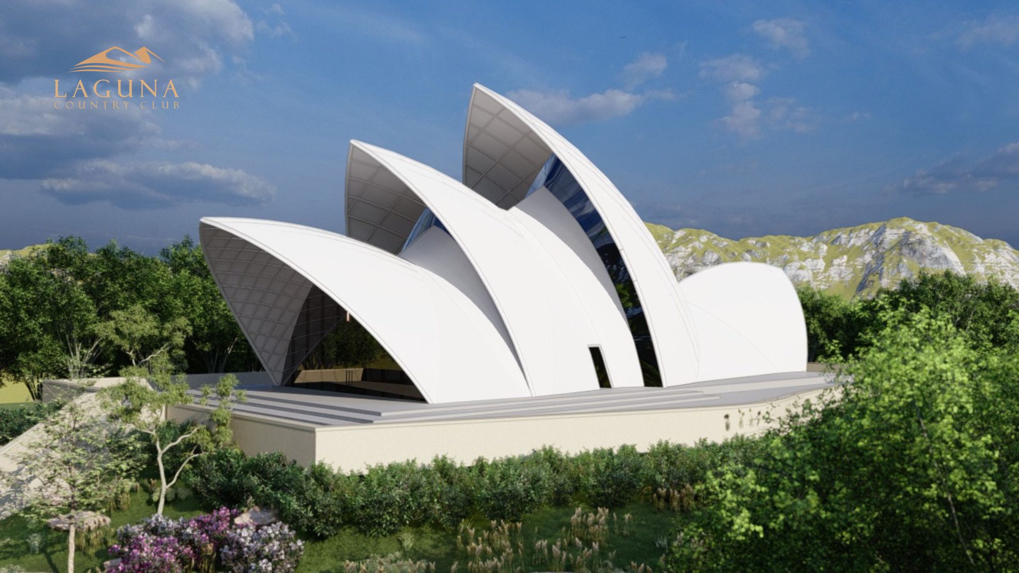 Iglesia escultórica de Laguna Country Club
