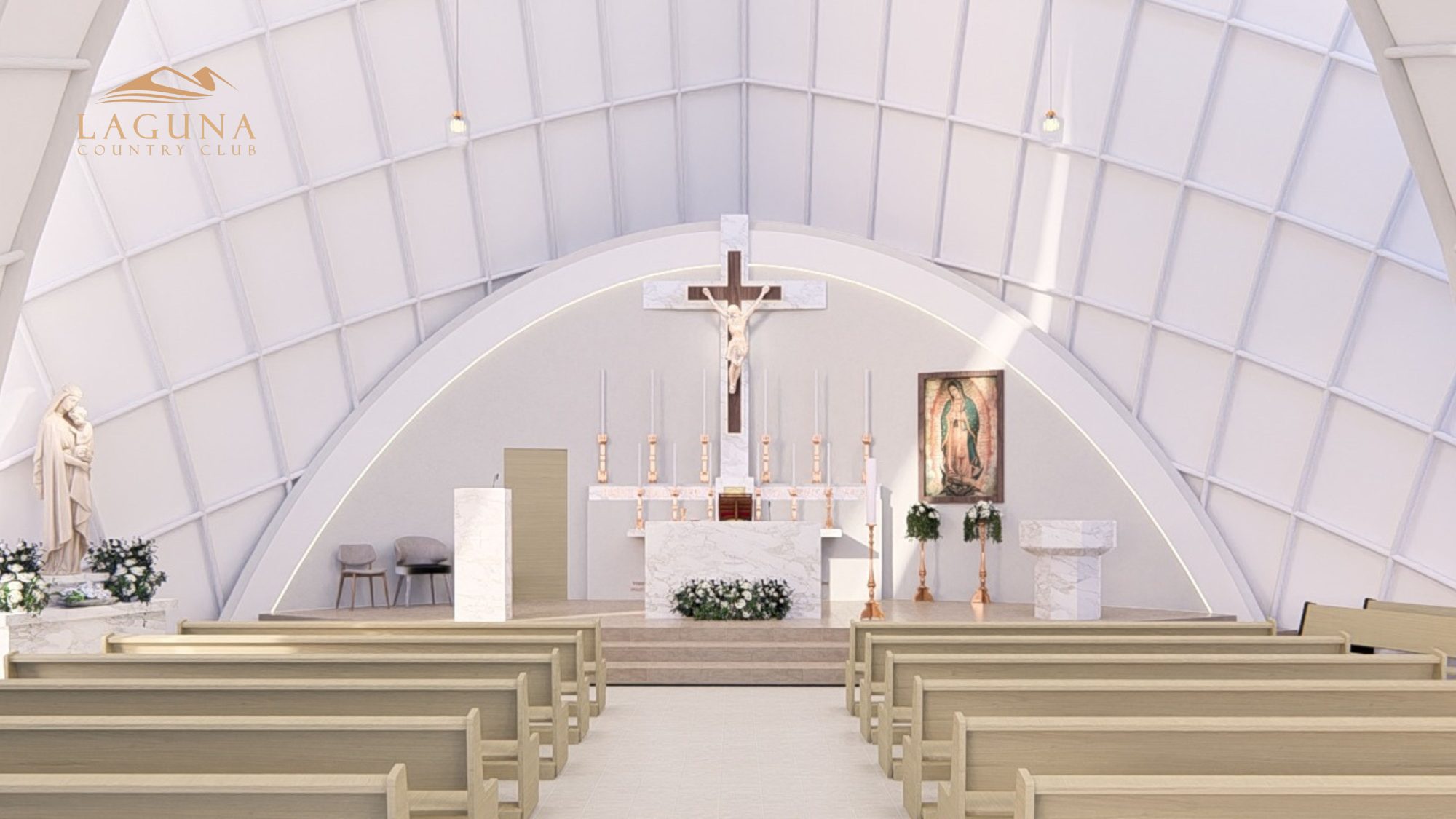 Interior de la capilla